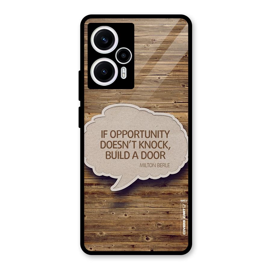 Build Your Door Glass Back Case for Poco F5