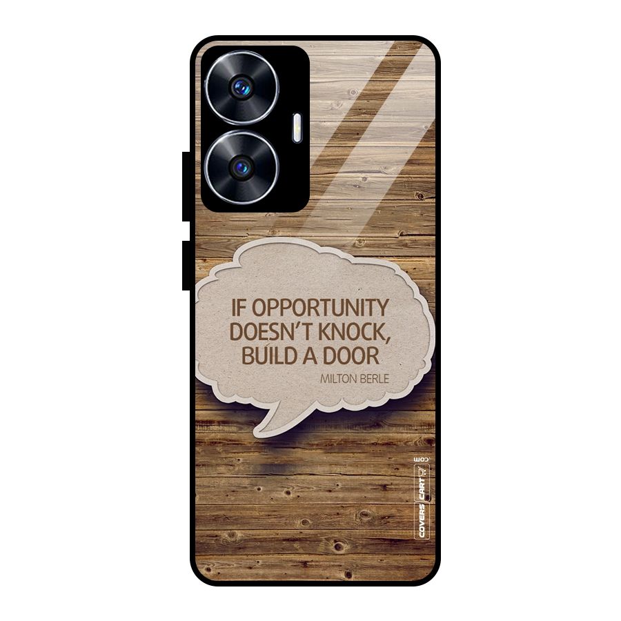 Build Your Door Glass Back Case for Realme Narzo N55