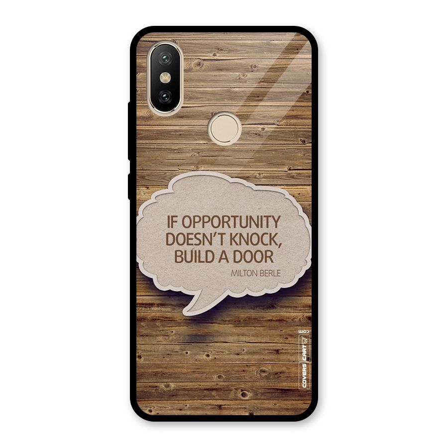 Build Your Door Glass Back Case for Redmi A2