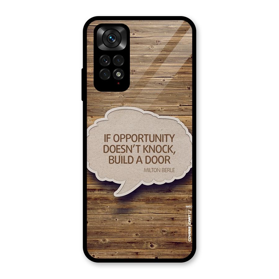 Build Your Door Glass Back Case for Redmi Note 11S