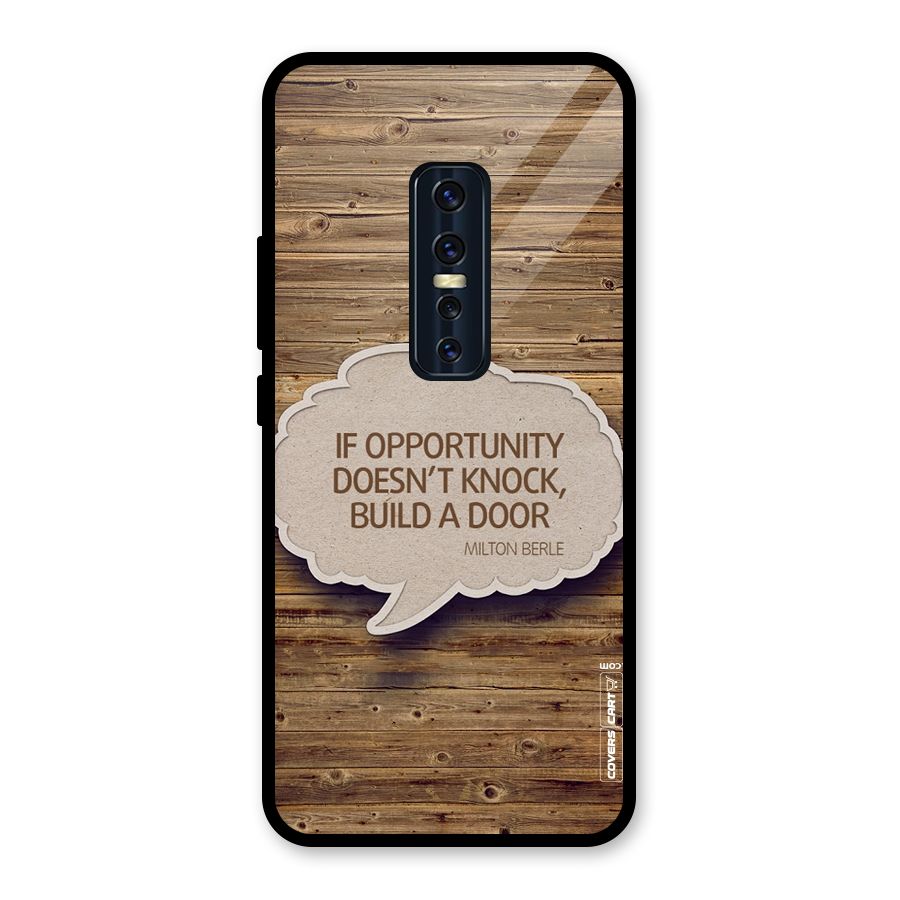 Build Your Door Glass Back Case for Vivo V17 Pro