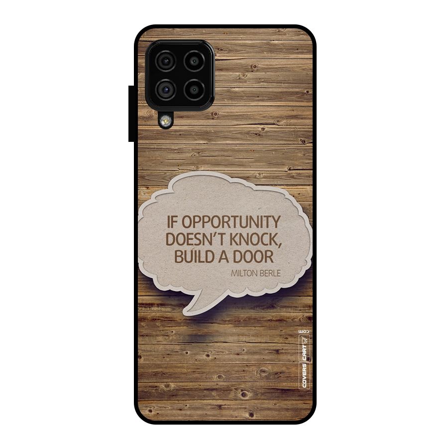 Build Your Door Metal Back Case for Galaxy A22 4G