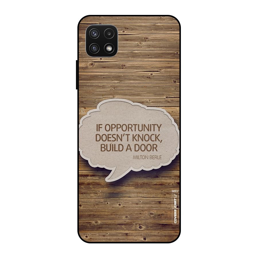 Build Your Door Metal Back Case for Galaxy A22 5G