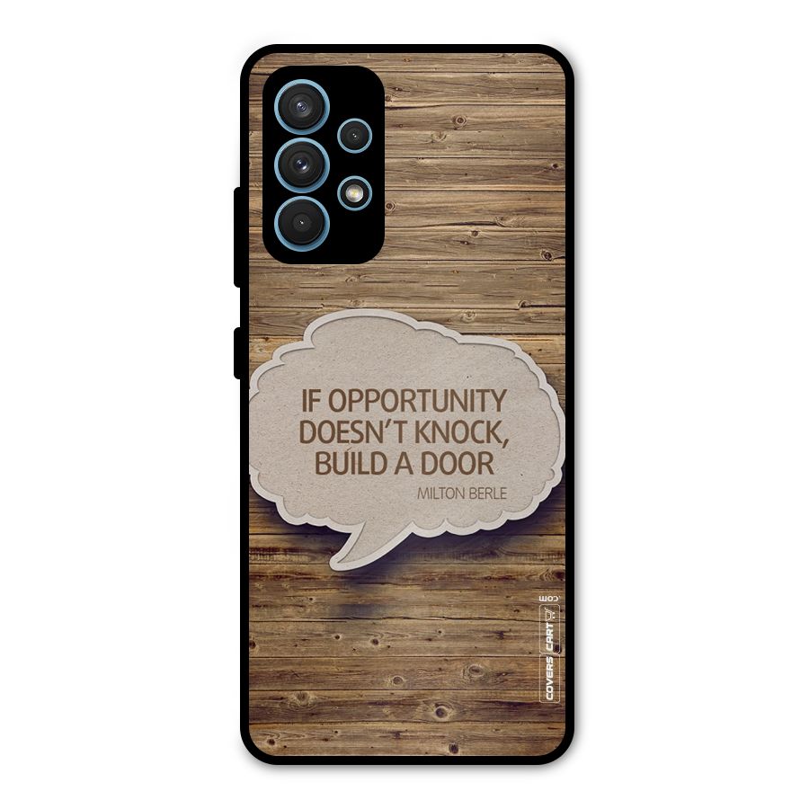 Build Your Door Metal Back Case for Galaxy A32