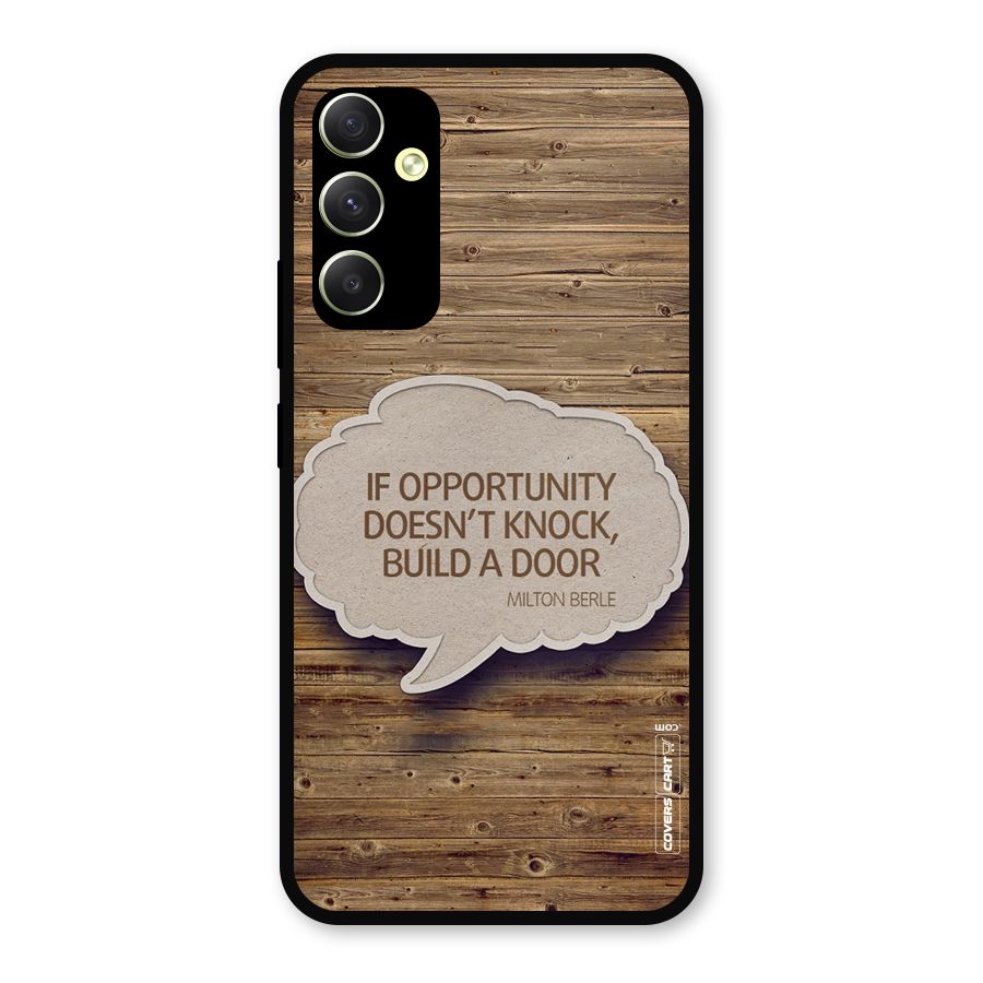 Build Your Door Metal Back Case for Galaxy A34