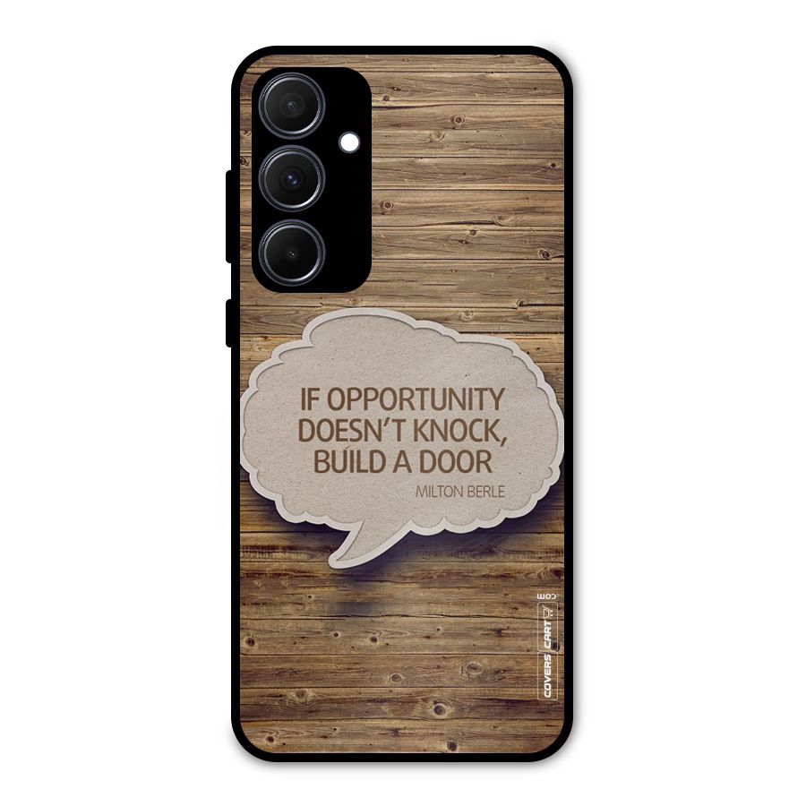 Build Your Door Metal Back Case for Galaxy A35