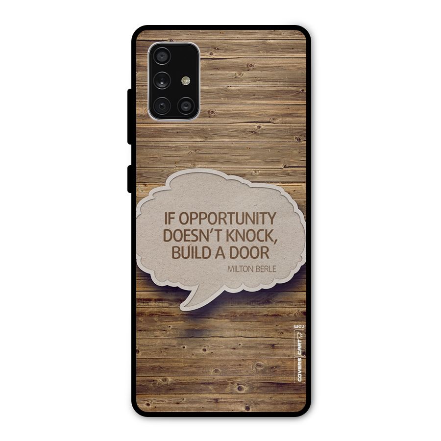 Build Your Door Metal Back Case for Galaxy A71