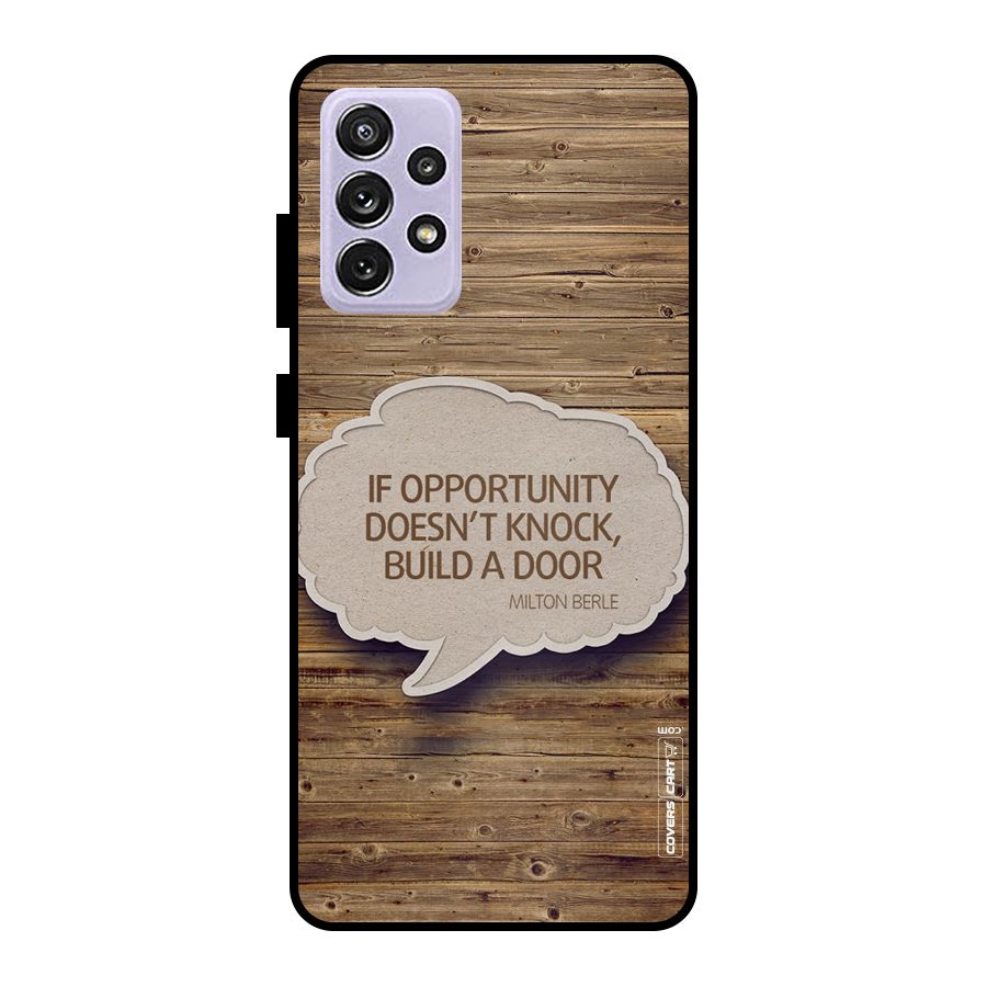 Build Your Door Metal Back Case for Galaxy A72