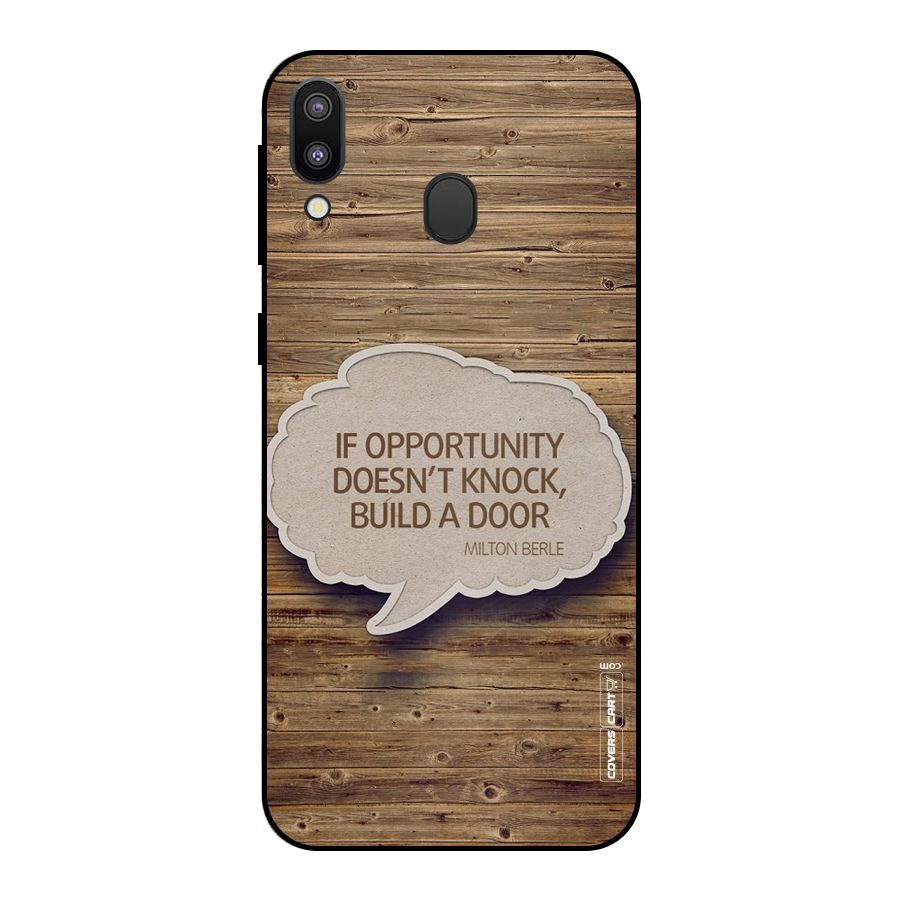 Build Your Door Metal Back Case for Galaxy M20