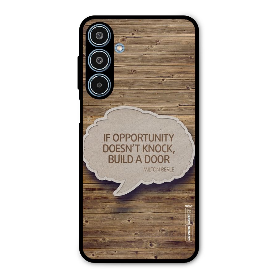Build Your Door Metal Back Case for Galaxy M35