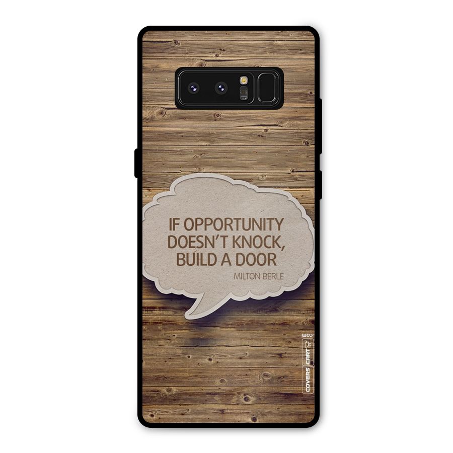 Build Your Door Metal Back Case for Galaxy Note 8