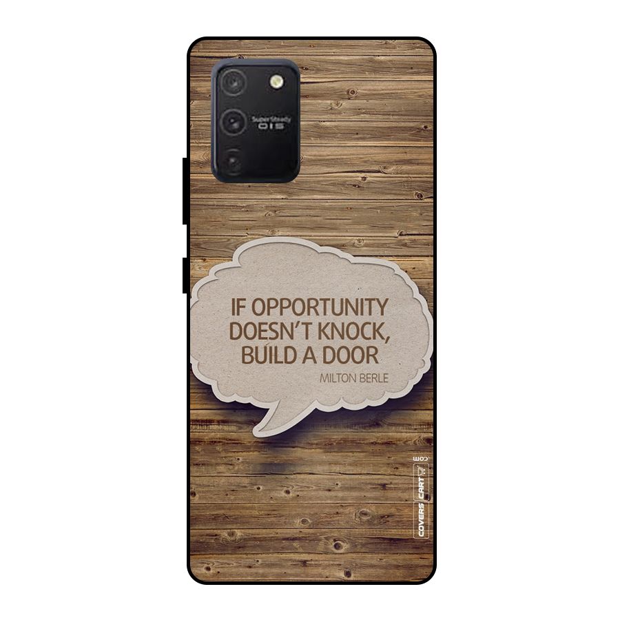Build Your Door Metal Back Case for Galaxy S10 Lite