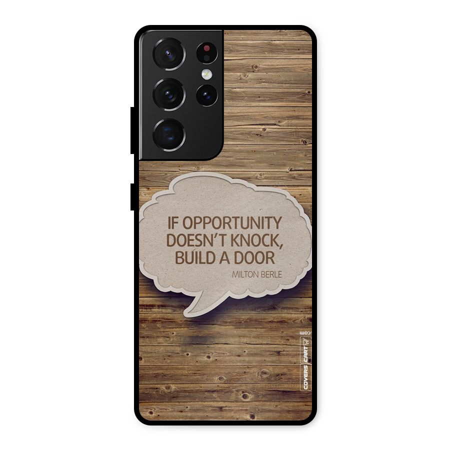 Build Your Door Metal Back Case for Galaxy S21 Ultra 5G