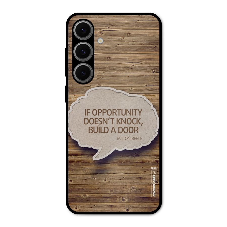 Build Your Door Metal Back Case for Galaxy S24 FE