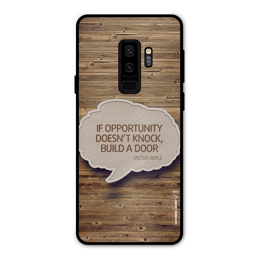 Build Your Door Metal Back Case for Galaxy S9 Plus