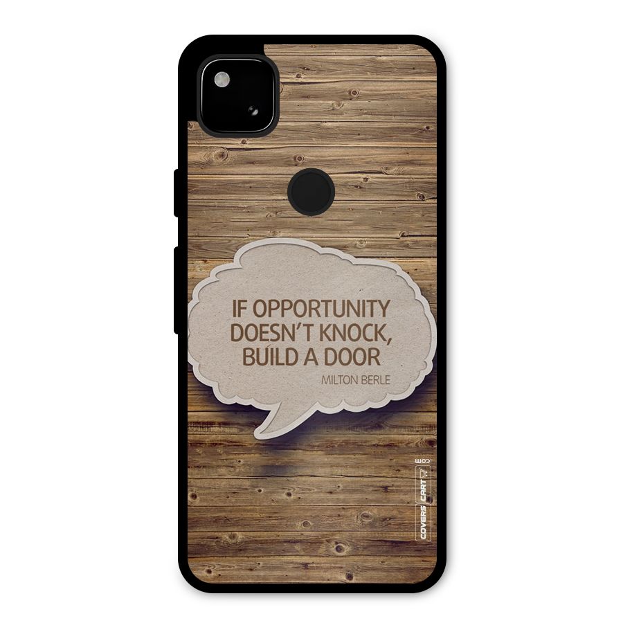 Build Your Door Metal Back Case for Google Pixel 4a