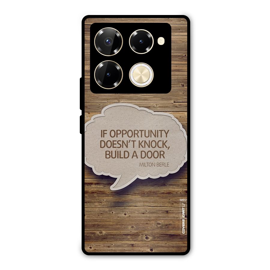 Build Your Door Metal Back Case for Infinix Note 40 Pro Plus