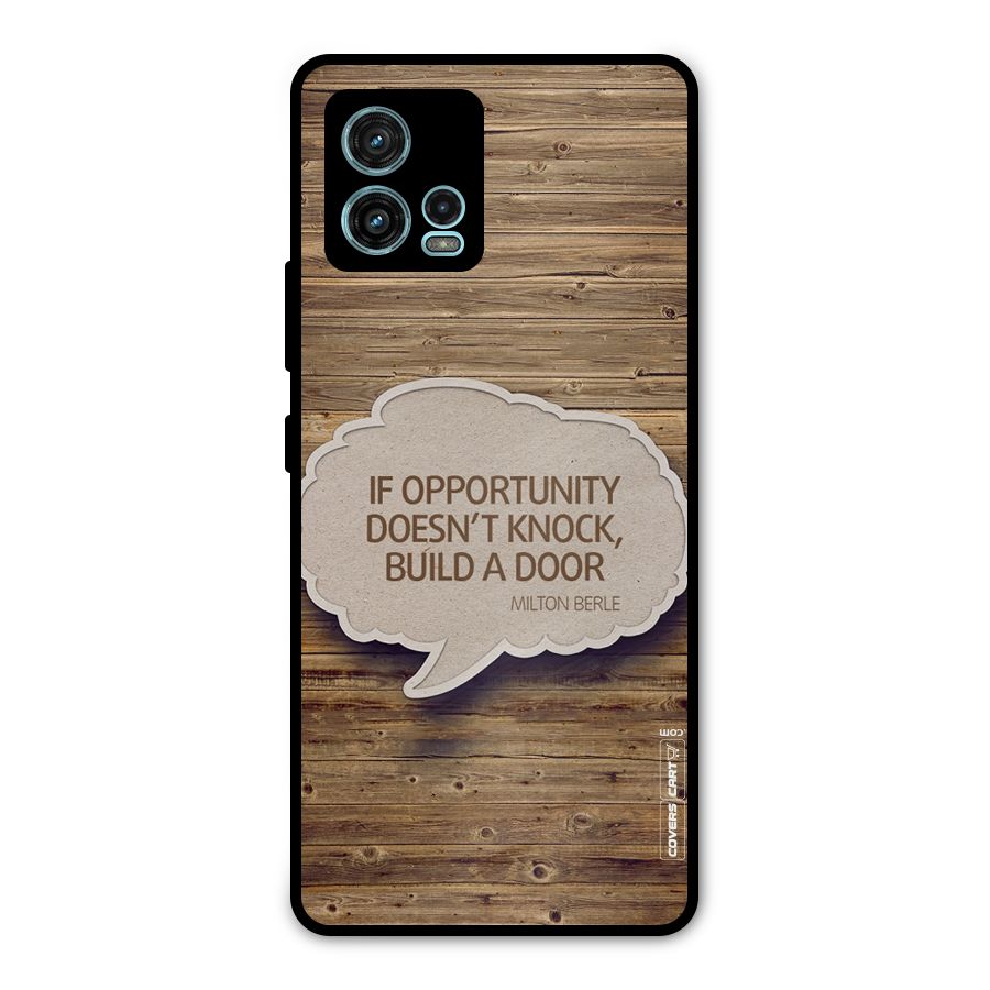 Build Your Door Metal Back Case for Moto G72