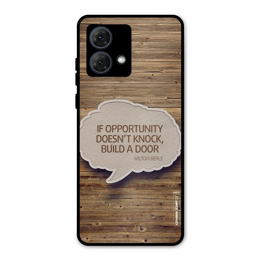Build Your Door Metal Back Case for Moto G84