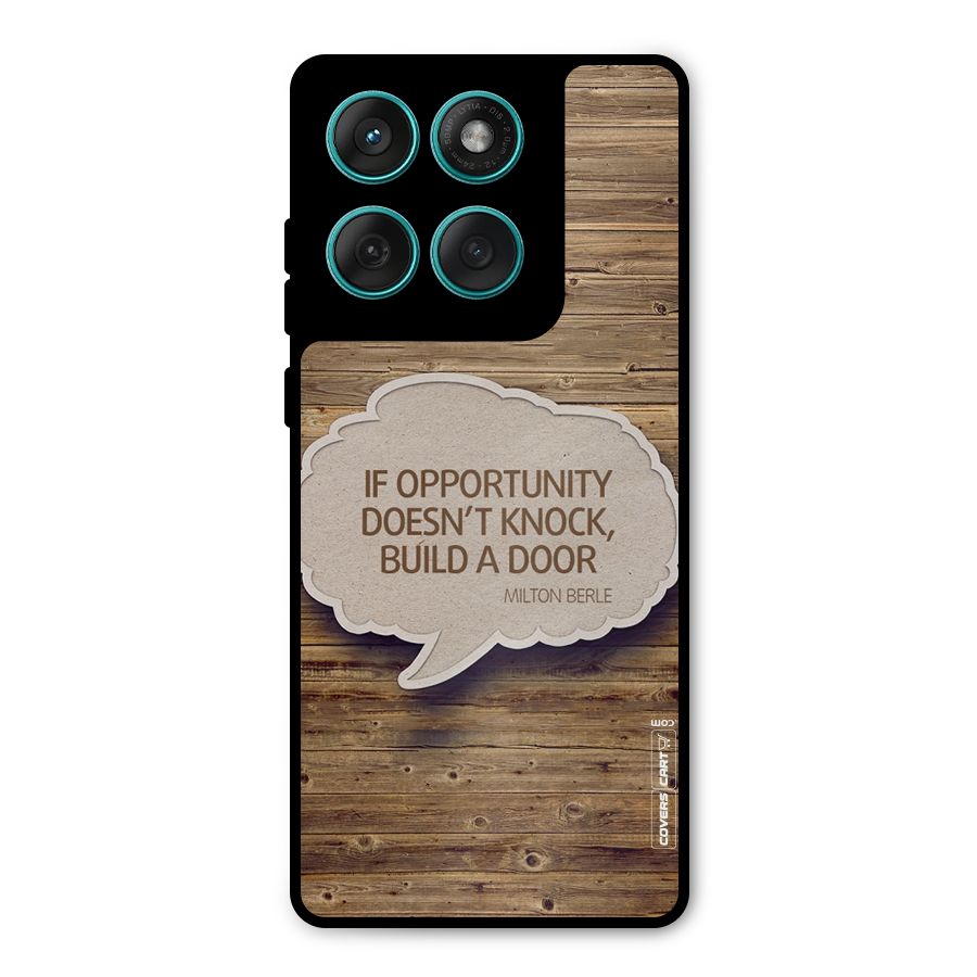 Build Your Door Metal Back Case for Motorola Edge 60 Fusion