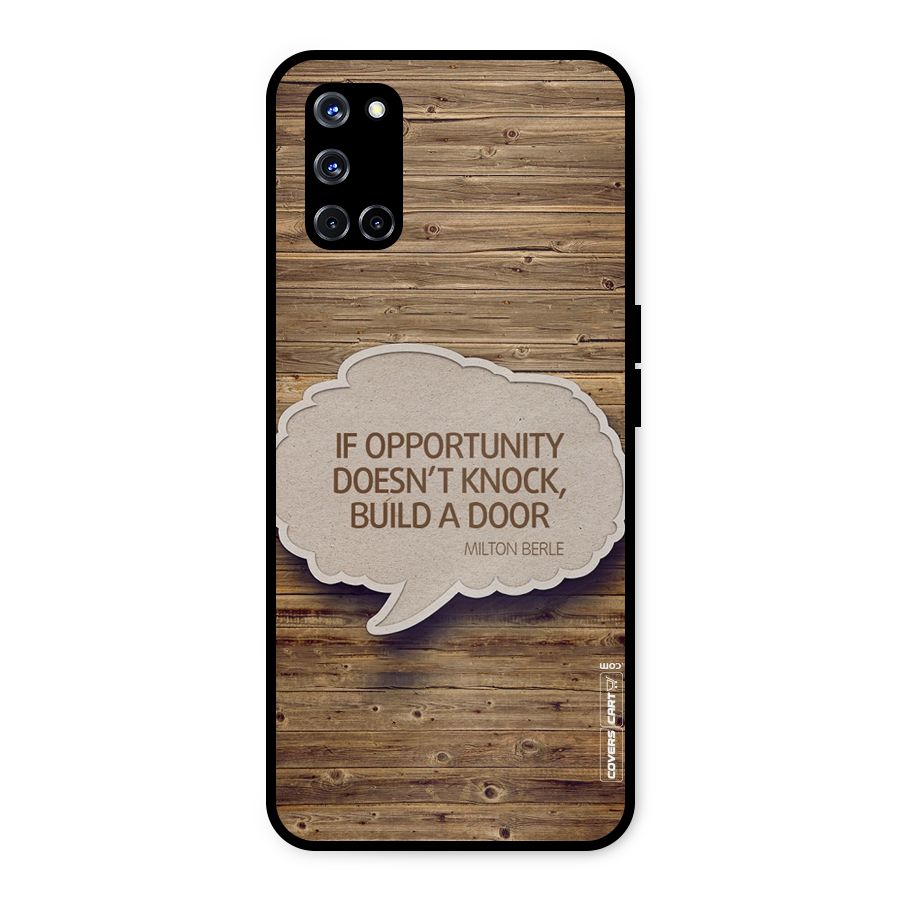 Build Your Door Metal Back Case for Oppo A52