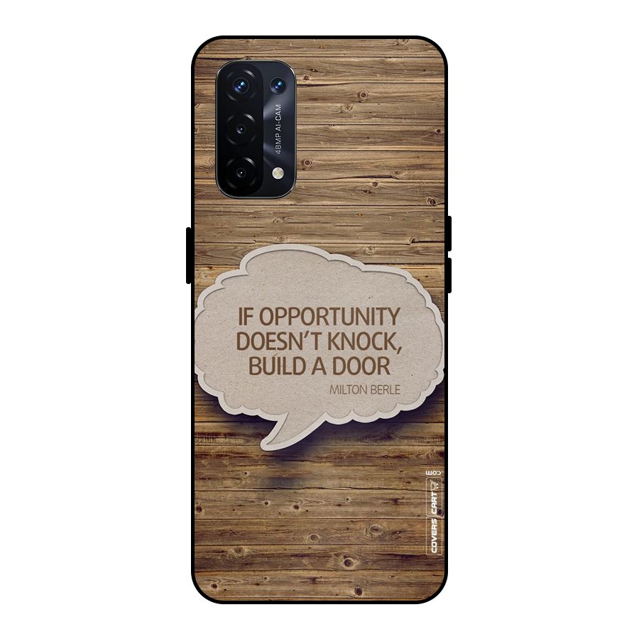 Build Your Door Metal Back Case for Oppo A74 5G