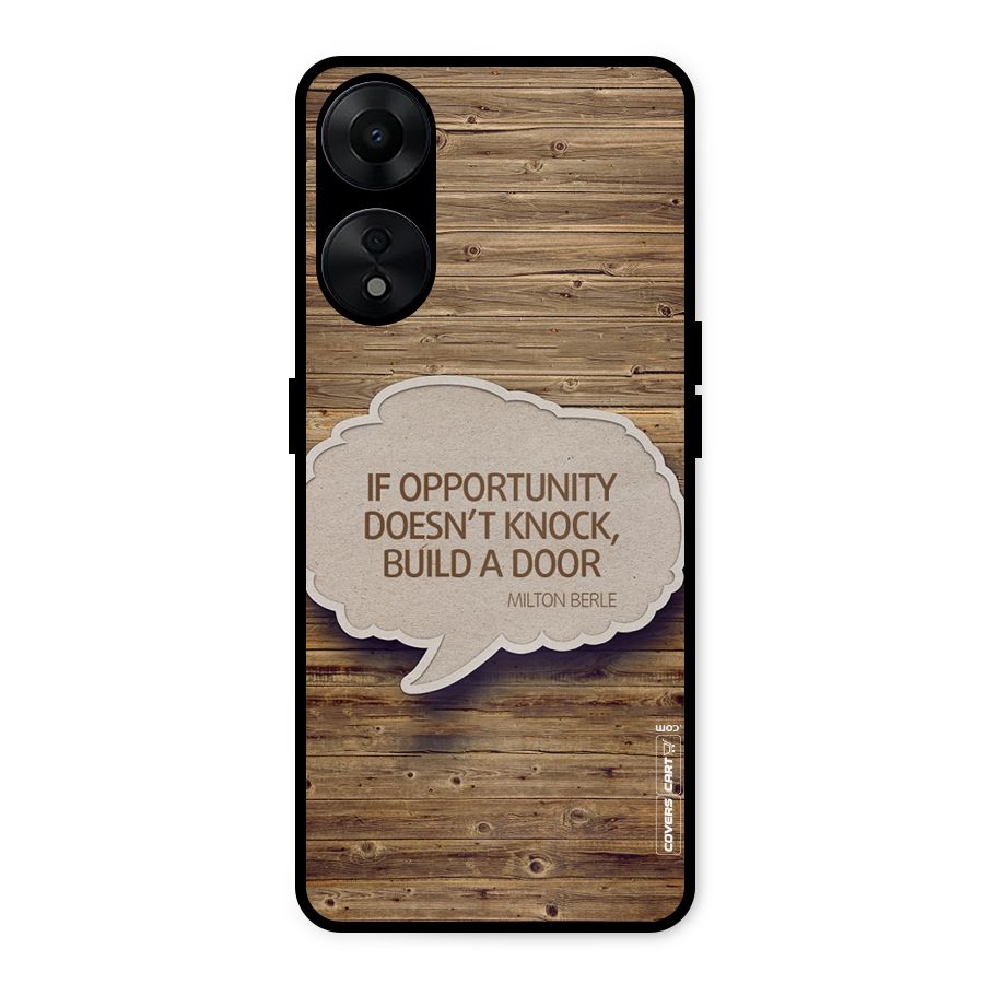 Build Your Door Metal Back Case for Oppo A78 5G