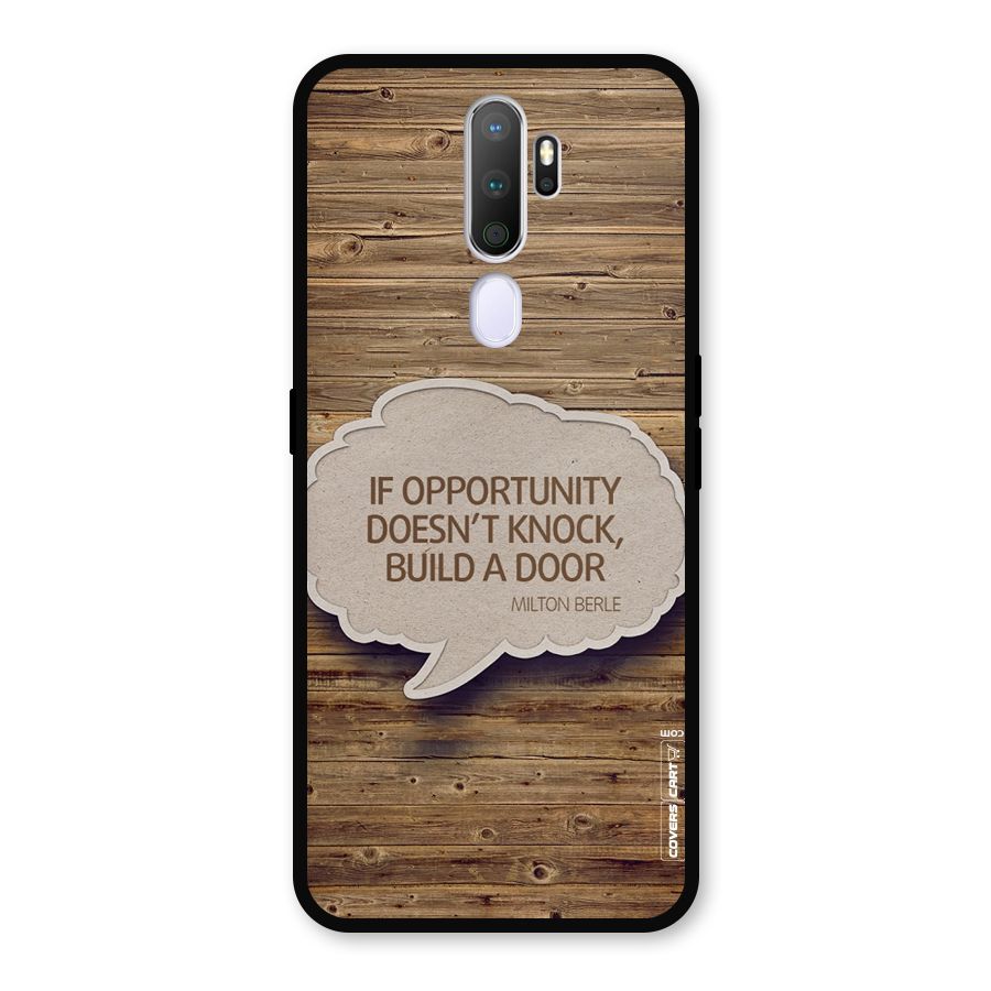 Build Your Door Metal Back Case for Oppo A9 (2020)
