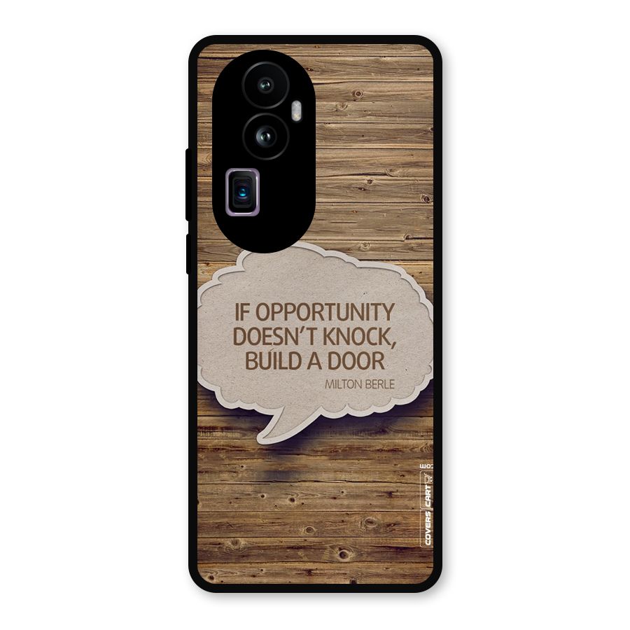 Build Your Door Metal Back Case for Oppo Reno10 Pro Plus