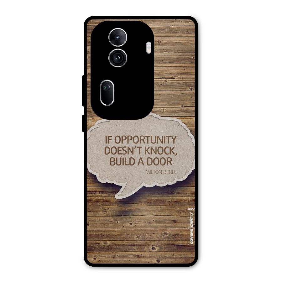 Build Your Door Metal Back Case for Oppo Reno11 Pro 5G