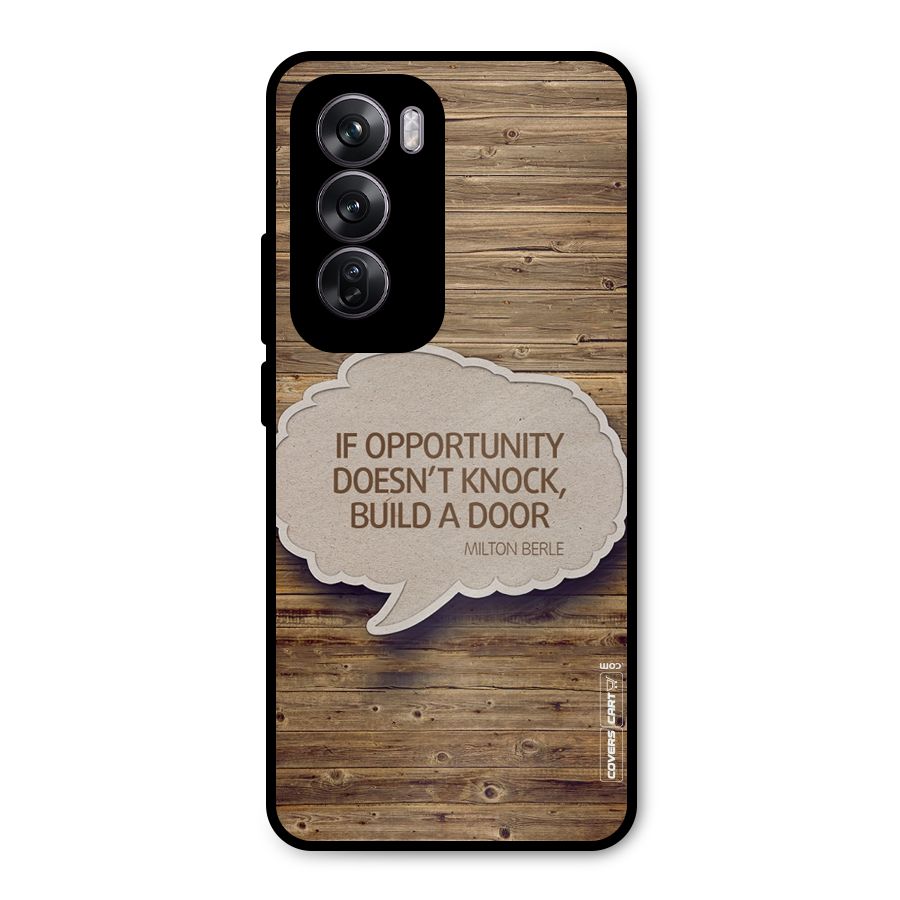 Build Your Door Metal Back Case for Oppo Reno12 Pro