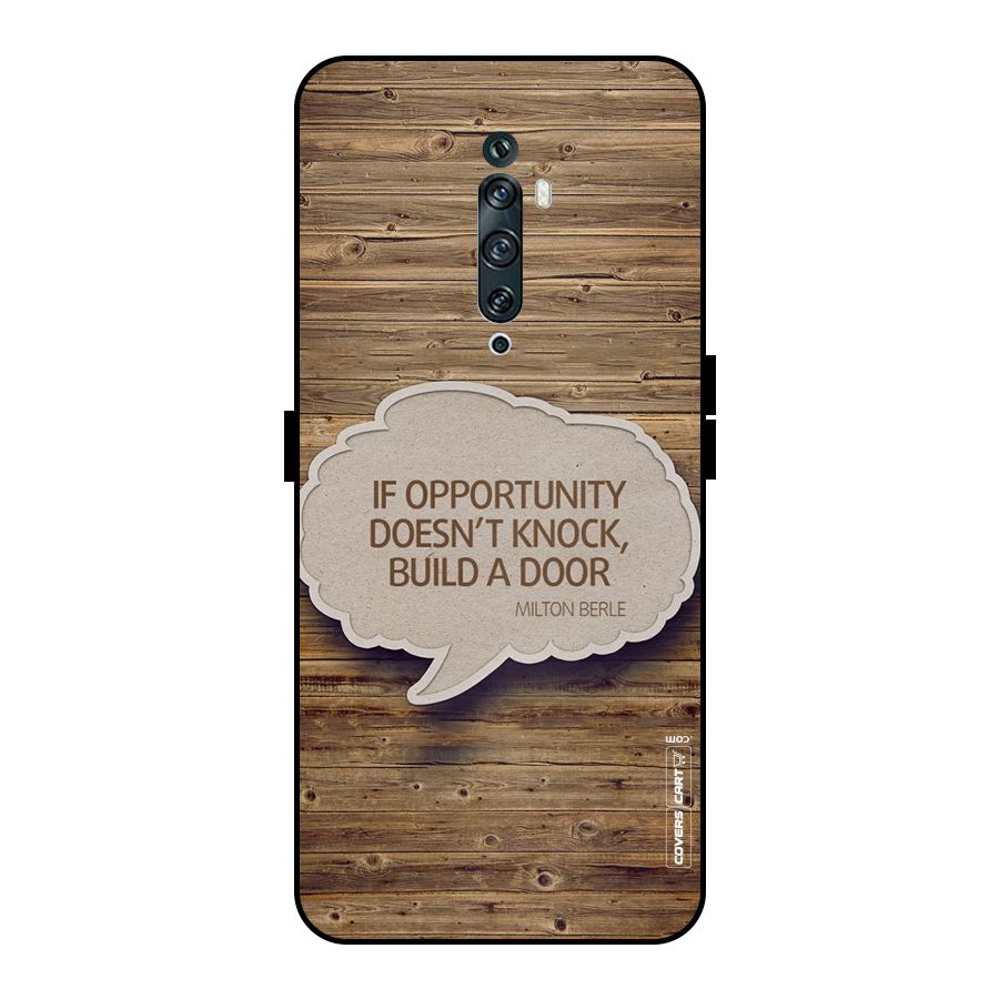 Build Your Door Metal Back Case for Oppo Reno2 F