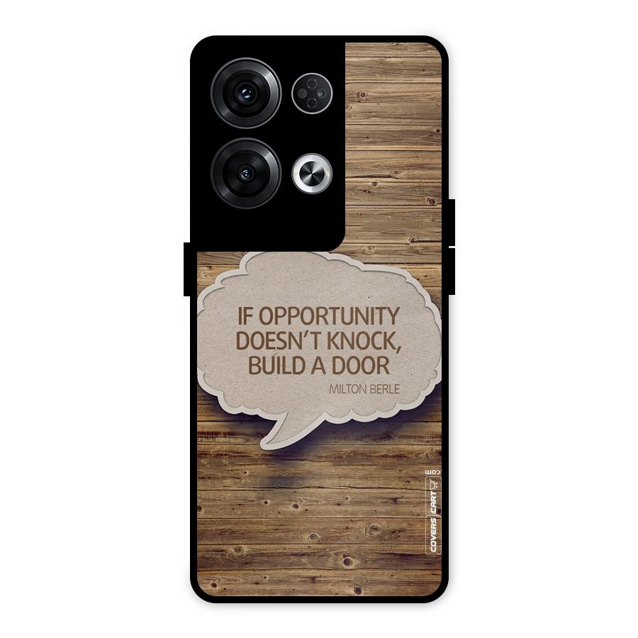 Build Your Door Metal Back Case for Oppo Reno8 Pro 5G
