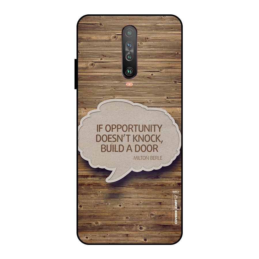 Build Your Door Metal Back Case for Poco X2