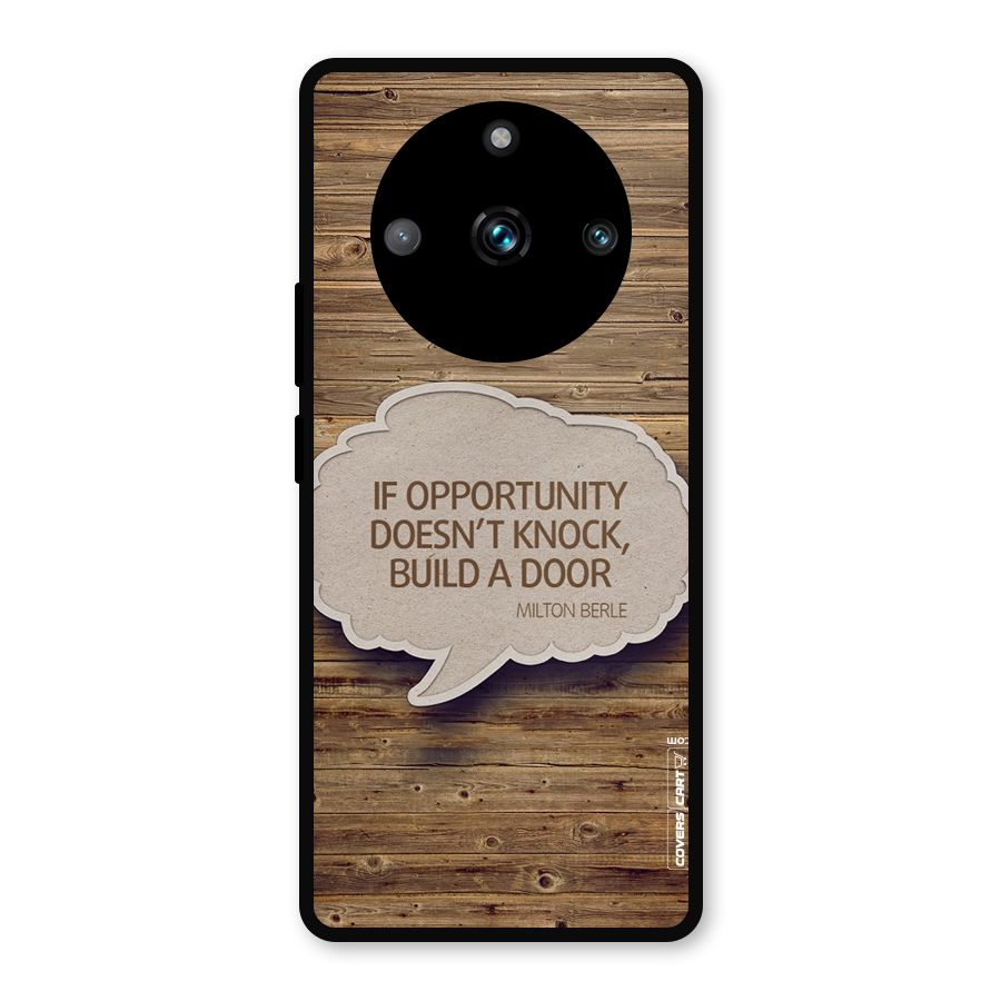Build Your Door Metal Back Case for Realme 11 Pro