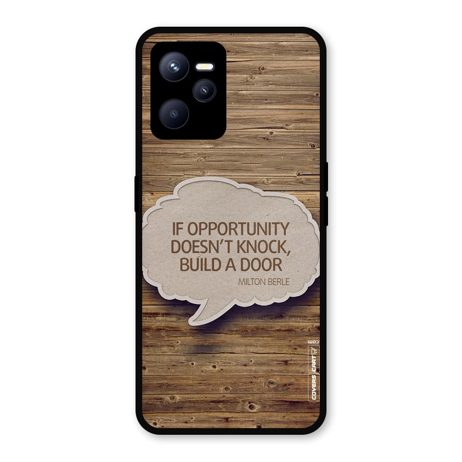 Build Your Door Metal Back Case for Realme C35