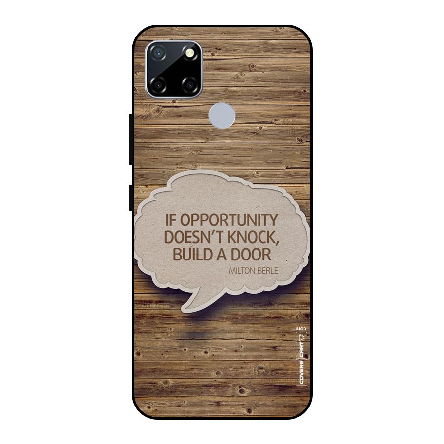 Build Your Door Metal Back Case for Realme Narzo 20