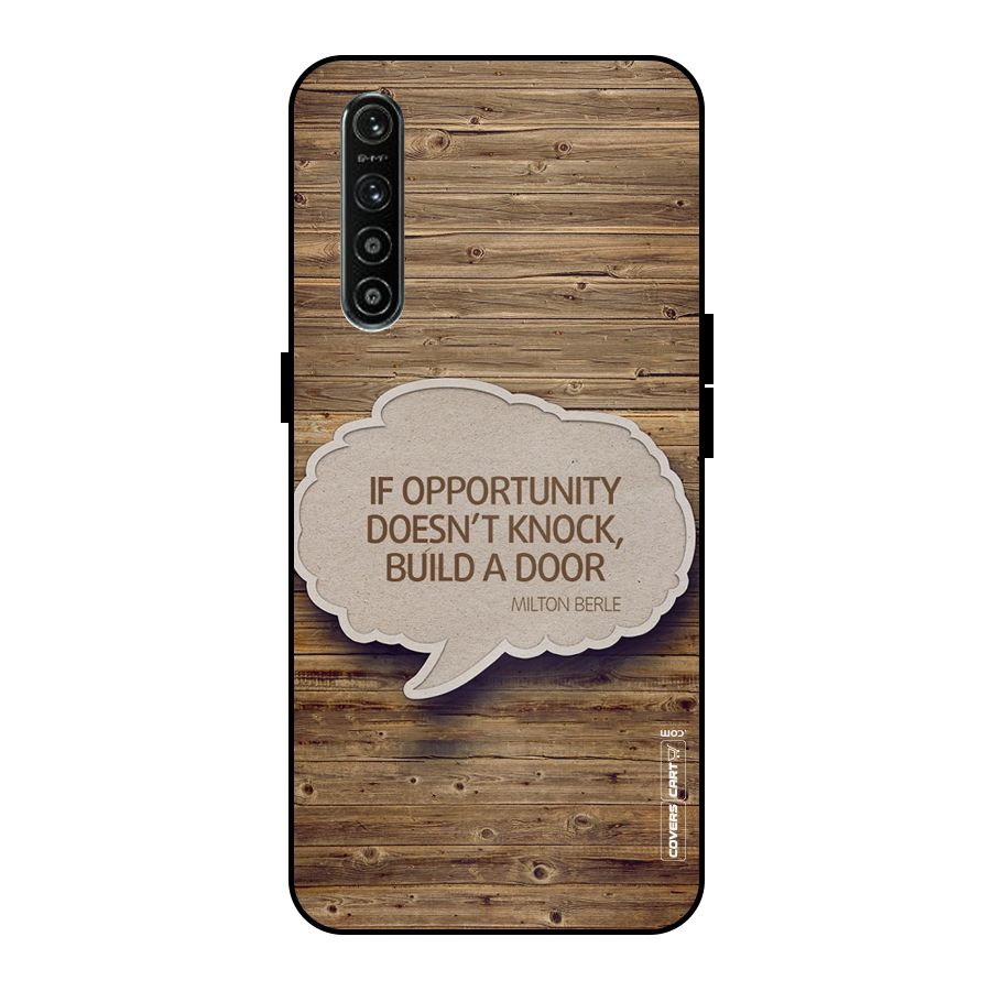 Build Your Door Metal Back Case for Realme XT