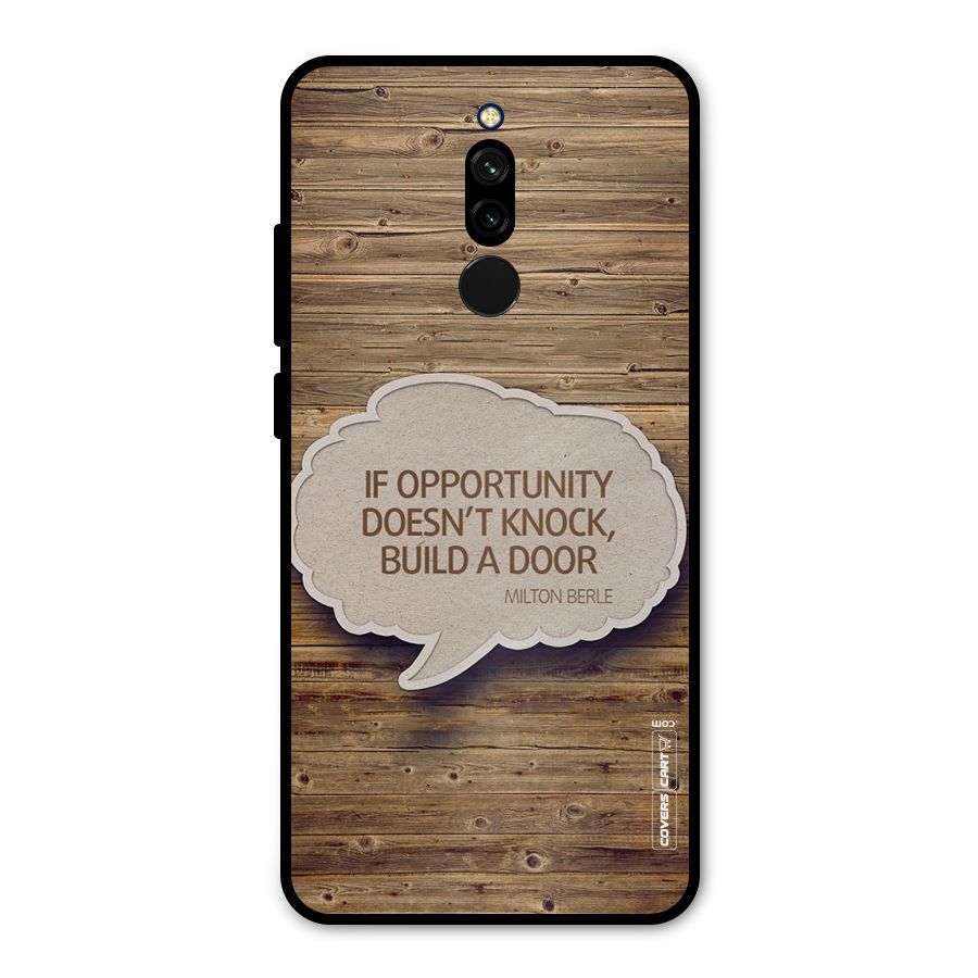 Build Your Door Metal Back Case for Redmi 8