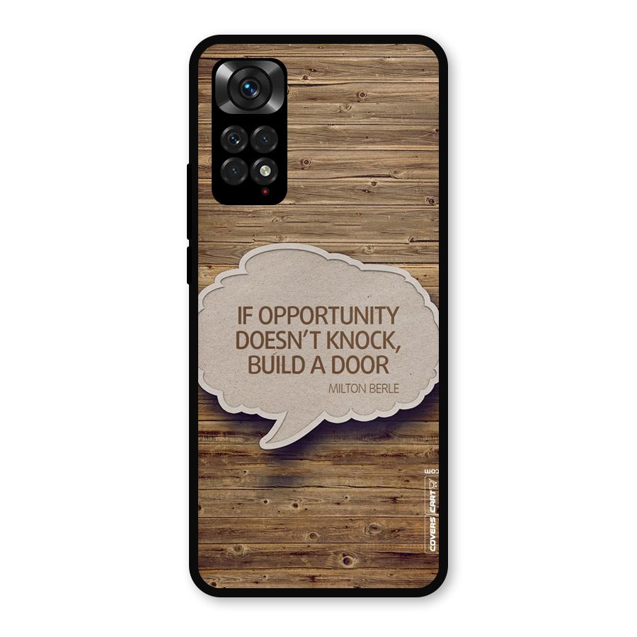Build Your Door Metal Back Case for Redmi Note 11s