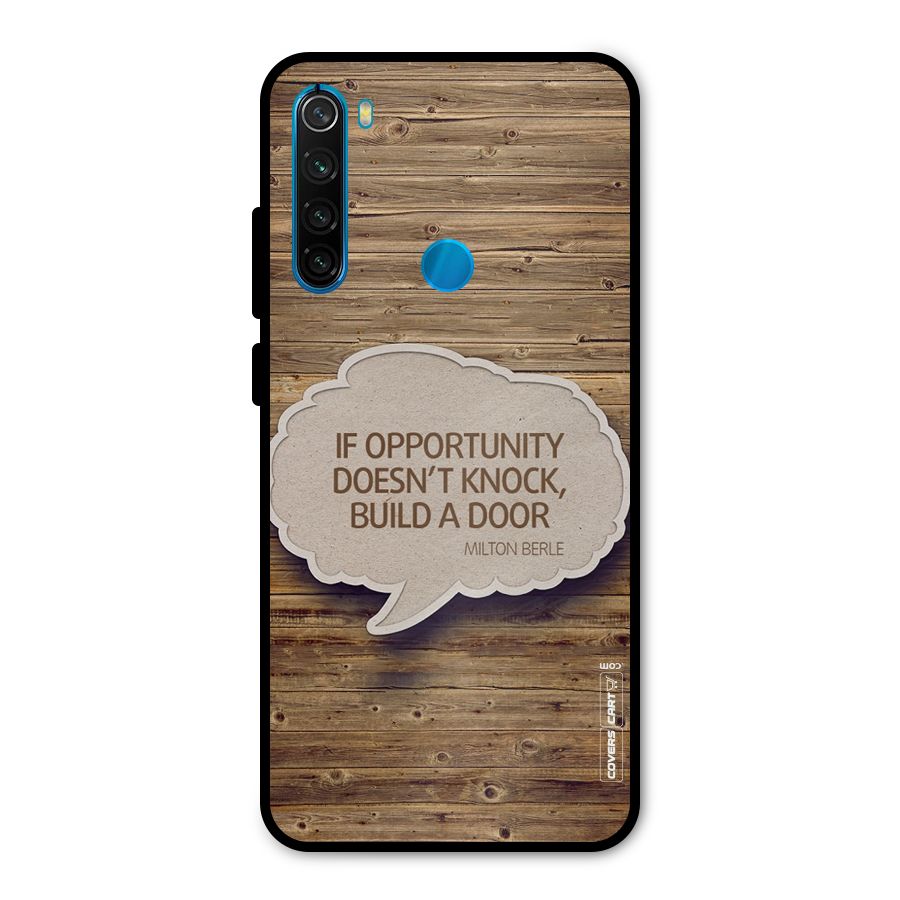 Build Your Door Metal Back Case for Redmi Note 8