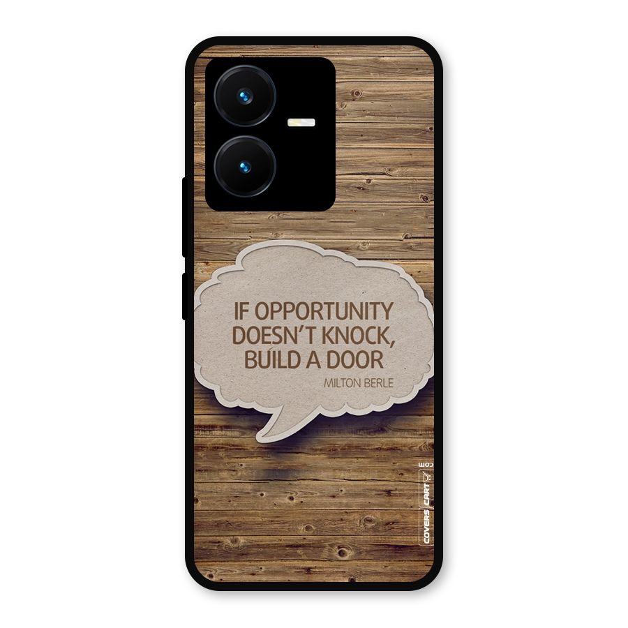 Build Your Door Metal Back Case for Vivo Y22s