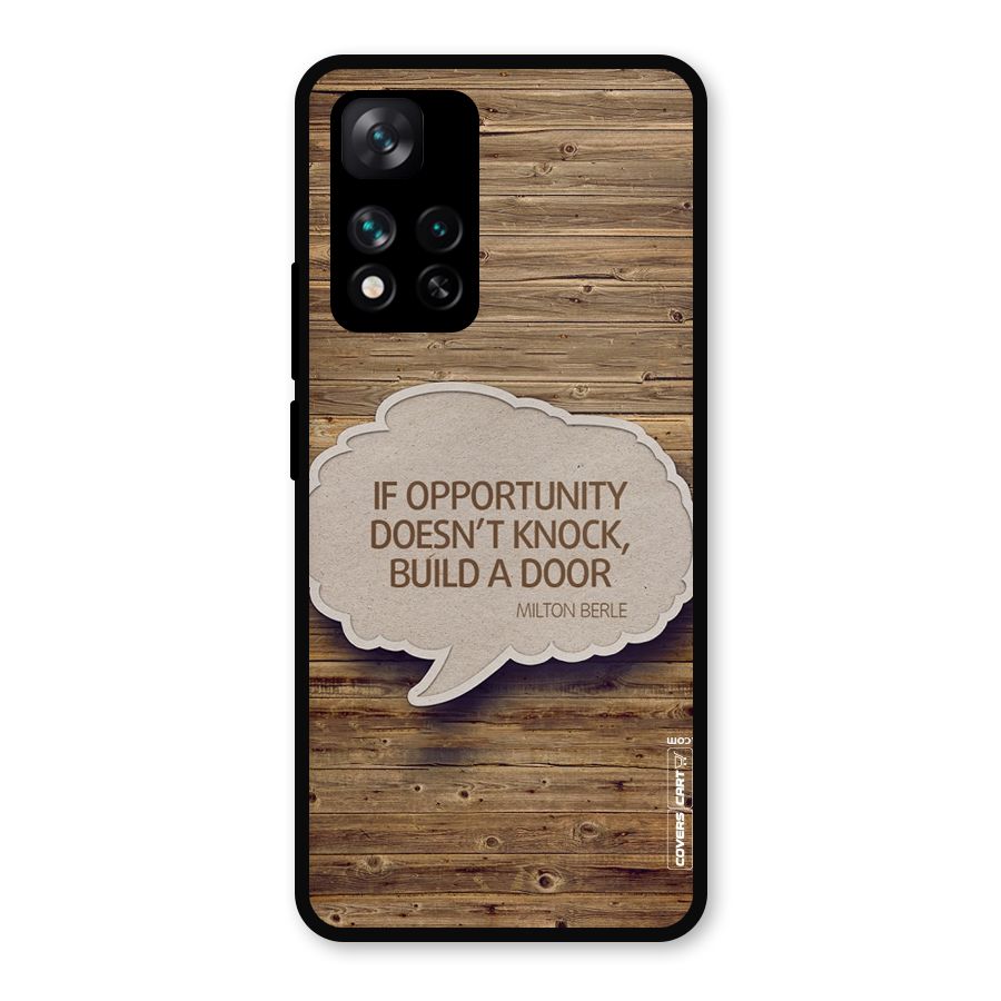 Build Your Door Metal Back Case for Xiaomi 11i Hypercharge 5G