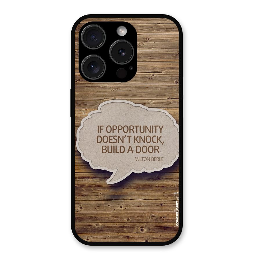 Build Your Door Metal Back Case for iPhone 15 Pro