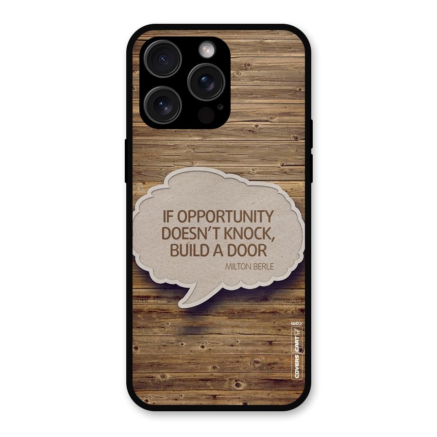 Build Your Door Metal Back Case for iPhone 15 Pro Max