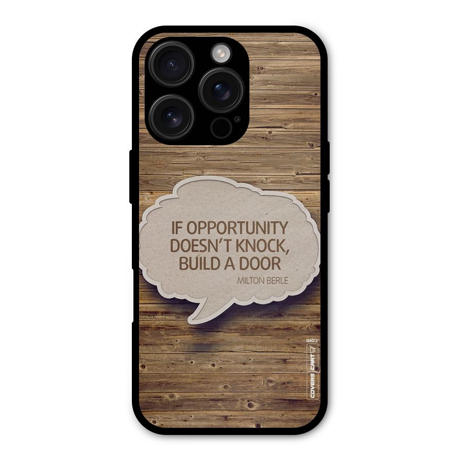 Build Your Door Metal Back Case for iPhone 16 Pro