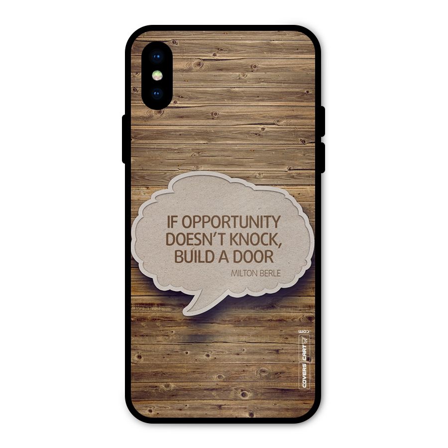 Build Your Door Metal Back Case for iPhone X