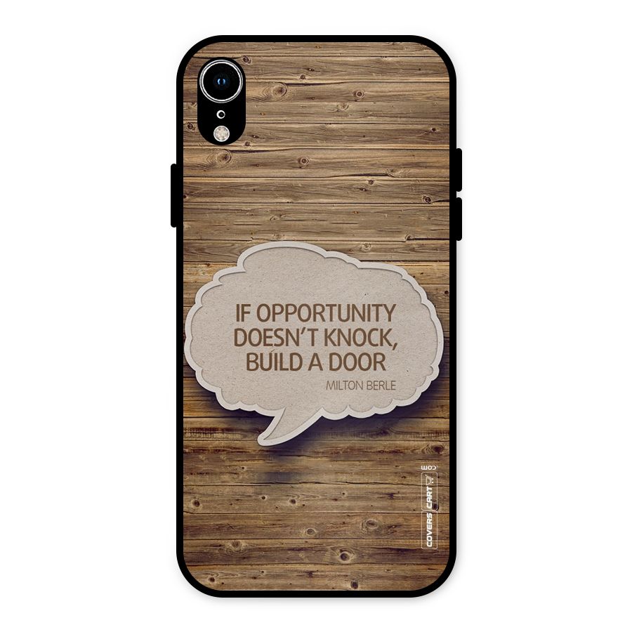 Build Your Door Metal Back Case for iPhone XR