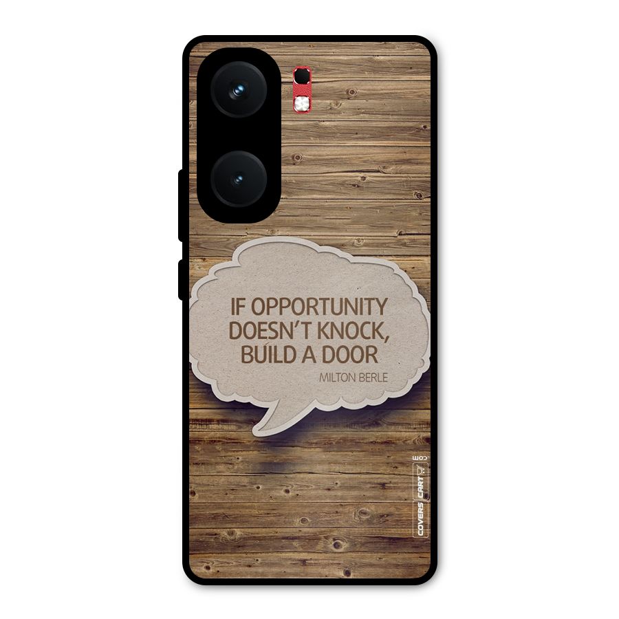 Build Your Door Metal Back Case for iQOO Neo 9 Pro