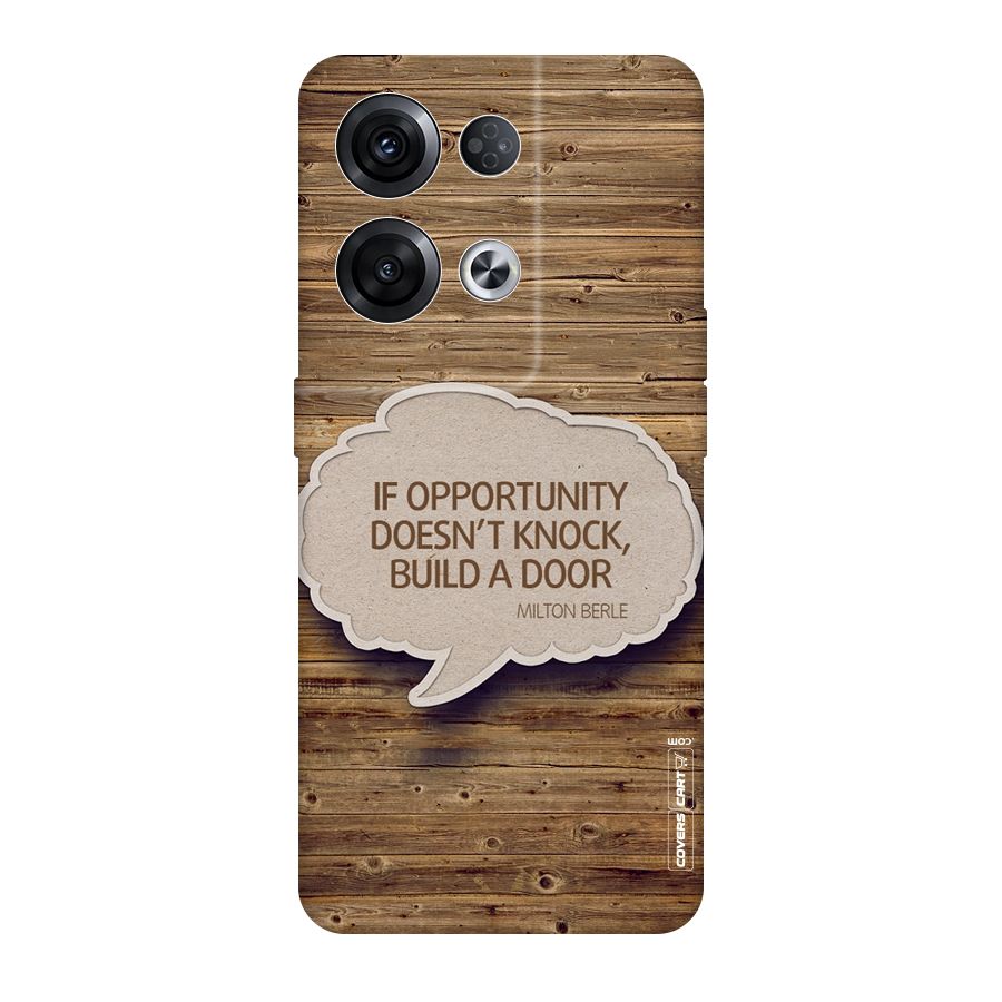 Build Your Door Original Polycarbonate Back Case for Oppo Reno8 Pro 5G